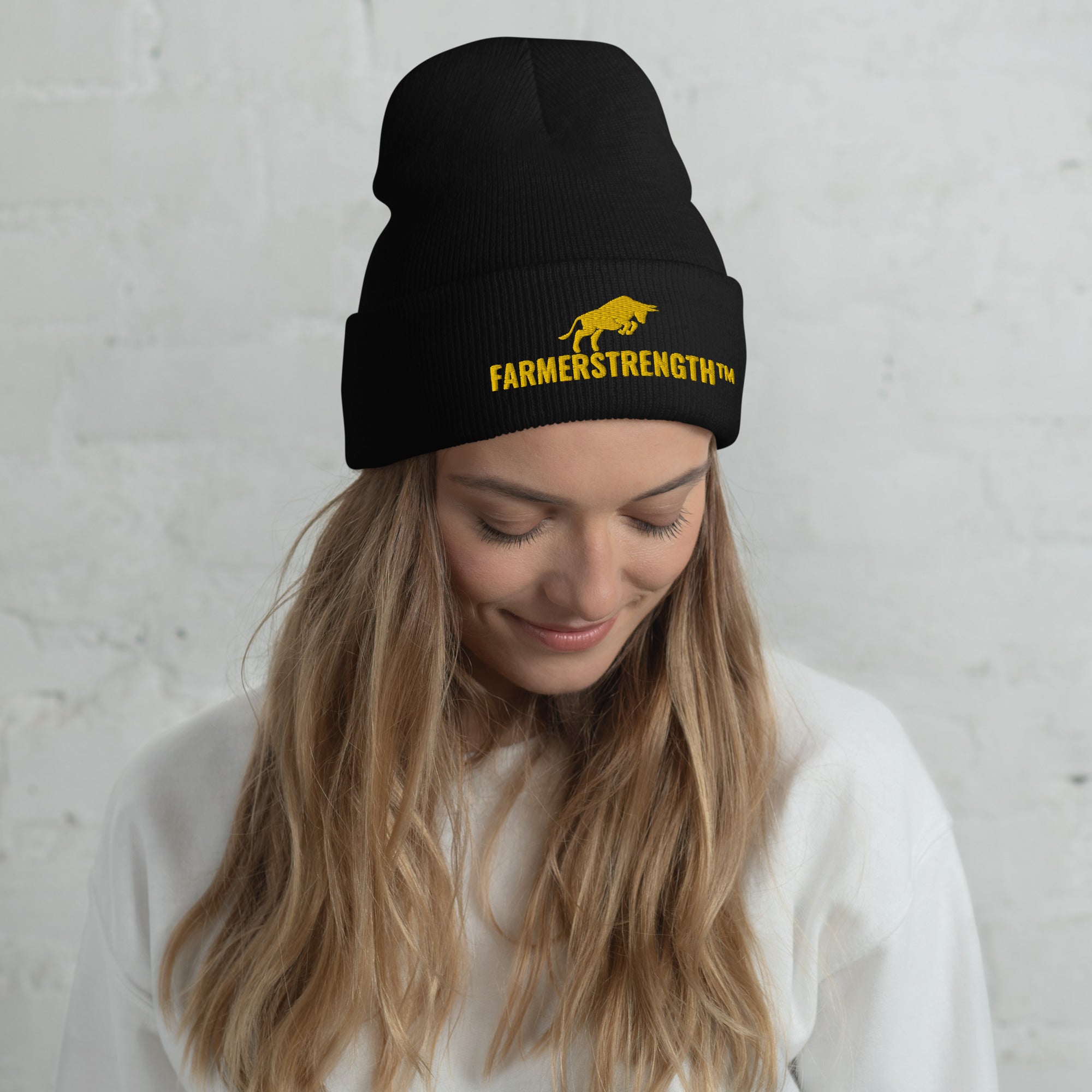 FARMERSTRENGTH™, farmer strength, cuffed beanie