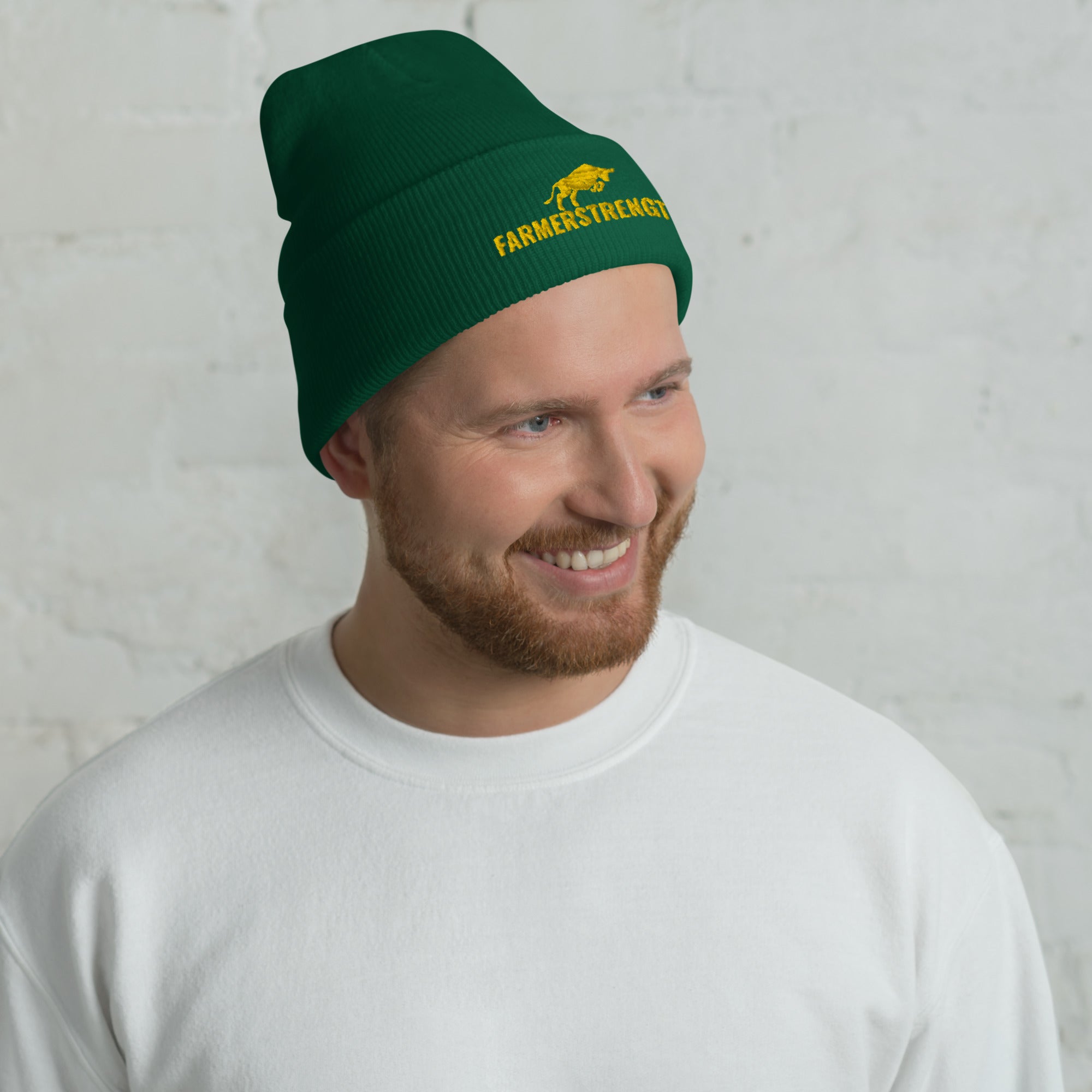 FARMERSTRENGTH™, farmer strength, cuffed beanie